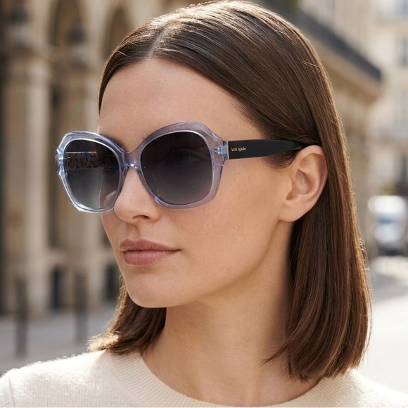New! Kate Spade LOTTIE/G/S 0PJP9O Blue Sunglasses, Authentic main image 4